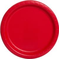 8 Ruby Red Plates 9