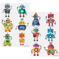 Robots Tattoo Sheet