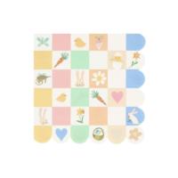 Easter Icon Checkerboard Large Napkins