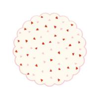 Heart Pattern Side Plates