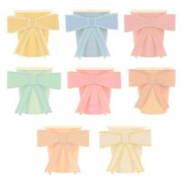 Pastel Bow Cups