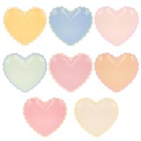 Pastel Heart Large Plates