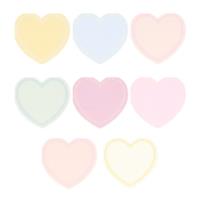 Pastel Heart Small Napkins