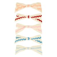 Ric Rac Bow Hair Clips