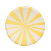 Yellow Stripe Side Plates