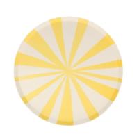 Yellow Stripe Side Plates