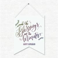 “Count Blessings” Wall Art Hanging