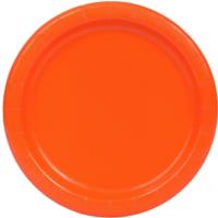 Pumpkin Orange Round Plate 7