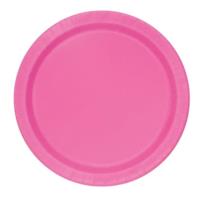 Hot Pink Round Plate 9
