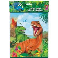 8 Dinosaur Party Bags