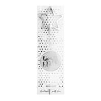 Silver Sparkler Candle  Star