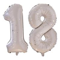 Gold Speckle 18th Birthday Balloons