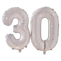 Gold Speckle 30th Birthday Balloons