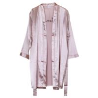 Pink Embroidered Bridesmaid Dressing Gown