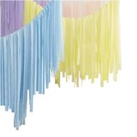 Pastel Streamer Ceiling Decoration
