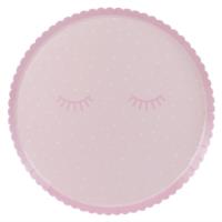Pink Polka Dot Pamper Party Paper Plates