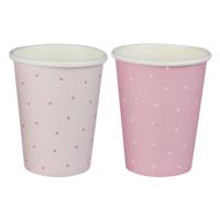 Pink Polka Dot Paper Cups