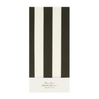 Black Striped Tablecloth
