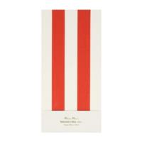 Red Striped Tablecloth