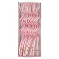 Pink Swirly Candles