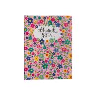 Floral Pattern Thank You Card