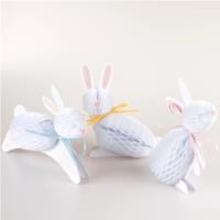 Bunny Honeycomb Paper Decorations