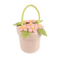 Flower Pot Basket Bag