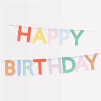 Scallop Bright Happy Birthday Garland