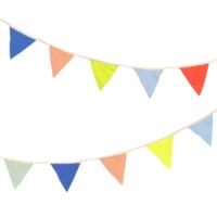 Multicolor Knitted Flag Garland