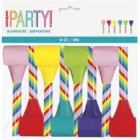 Stripe Candy Cane Blowouts - Pack of 8