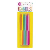 2 Colour - Assorted Candles - Pack of 12