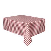 Red Gingham Pattern Tablecover