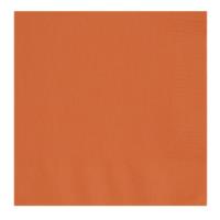Pumpkin Orange Beverage Napkins - Pack of 20