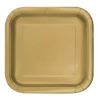 Gold Square Plates 7