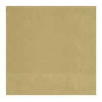 Gold Beverage Napkins - Pack of 20