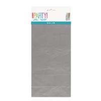 Metallic Silver Party Bags - Pack of 10