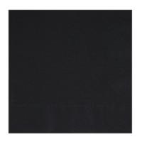 Midnight Black Lunch Napkins - Pack of 20
