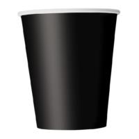 Midnight Black Cups 9oz - Pack of 14