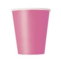 Hot Pink Cups 9oz - Pack of 14