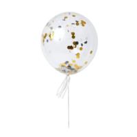  Gold & Silver Confetti Balloon Kit 18