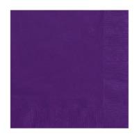 Deep Purple Luncheon  Napkin - Pack Of 20