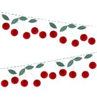 Cherry Honeycomb Garland