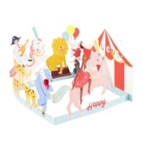 Circus Concertina Card