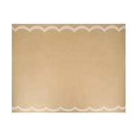 Scalloped Edge Kraft Table Runner