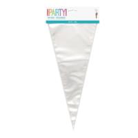 Clear Large Cone Cellophane Bags - Pack of 25