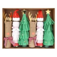 Santa, Reindeer & Tree Crackers