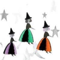 Flying Honeycomb Witch Decorations