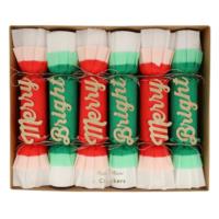 Merry & Bright Christmas Crepe Crackers