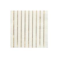 Gold Stripe Large Napkins