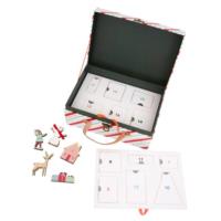 Festive Village Wooden Advent Calender